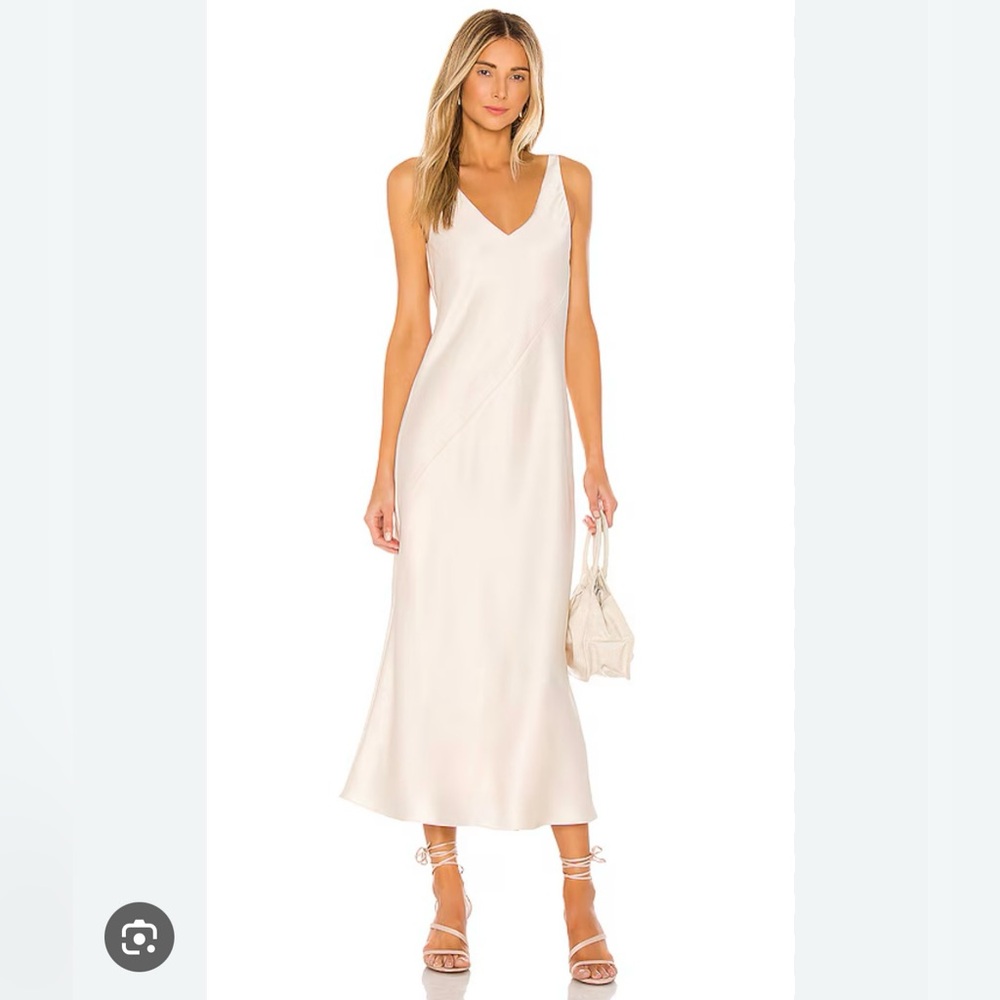 Line and Dot Loulou Satin Dress